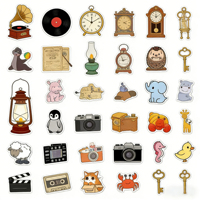Pegatinas decorativas personalizadas de BOCE, estilo caricatura, únicas, creativas, para cuadernos DIY.