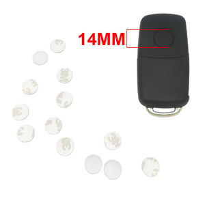 Emblema de Aluminio de 14 mm para Llave de Coche, Adhesivo para Carcasa de Control Remoto, Calcomanías para VW, BMW, Mercedes, Audi, Honda, Toyota, Alfa, <span class=keywords><strong>Opel</strong></span>, Renault, Ford - Product Image 1