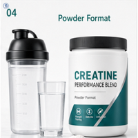 Créatine monohydrate en poudre pure naturelle, sans arôme, pour adultes, complément nutritionnel quotidien, vente en gros OEM d'usine
