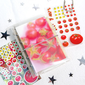 AGUGU Autocollants de la série Little Happiness Autocollants sur le thème du sel Showa Showa Ins Style Pomme Tomate Planner Diy Guka Autocollants décoratifs - Product Image 3