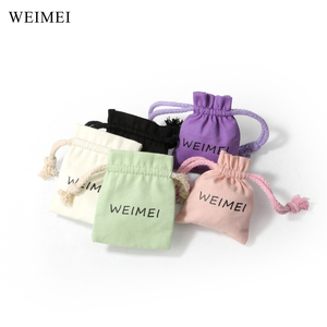 Sac d'emballage artisanal et cosmétique en lin écologique avec logo personnalisé WEIMEI pour cosmétiques, bijoux, organisateur de cadeaux - Product Image 5
