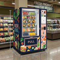 Máquina Expendedora de Fruta Fresca JFP con Pago con Tarjeta de Crédito y Apple Pay, Servicio 24H, Refrigerada, Pago sin Efectivo