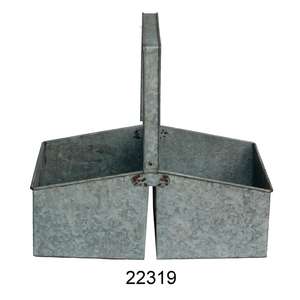 Caddy-Mesa retro Vintage de sal y pimienta galvanizada para granja, utensilios de cocina, venta al por mayor - Product Image 4