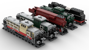 Bloques de Construcción de Plástico Educativos para Niños, Modelo de Tren Creativo Personalizado al por Mayor, Juego de Bloques de Construcción, Juguete de Regalo - Product Image 2