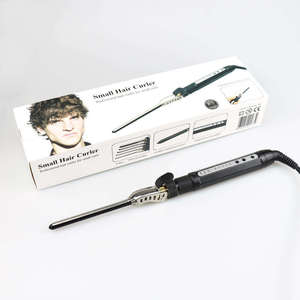 Rizador Eléctrico Profesional para Hombre, 9mm, Aleación de Aluminio, Estilizador de Cabello Corto, Pantalla LED de Temperatura, 5 Ajustes de Calor, para Raíces - Product Image 6