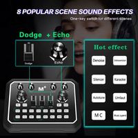 Carte son externe USB en gros pour YouTube, smartphone, PC, tablette, spectacle en direct, chant, avec interface Bluetooth