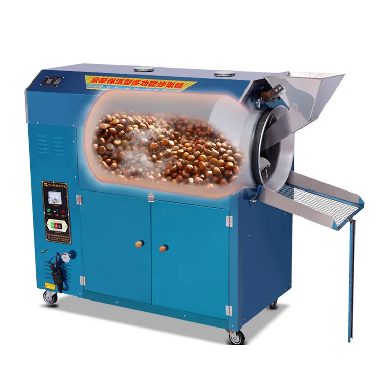Electricity Gas Commercial Small Nut Cashew Grain Sesame Seed Nut Roasting Roaster Machine