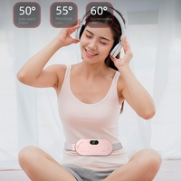 Intelligenter Bauch-Wärmegürtel mit Kabelloser Fernbedienung und Vibrationsmassage, Tragbarer Thermogürtel, Geeignet für den Wintergebrauch
