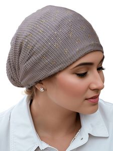Latest fashion design shiny pleated headscarf Muslim women's cap made of mesh fabric, eco-friendly, breathable, suitable for all - Product Image 2