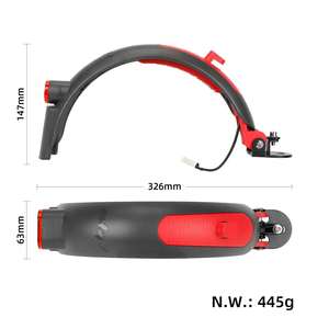 Guardabarros Trasero de Aluminio Ulip Superior, Accesorios para Patinete Eléctrico Xiaomi <span class=keywords><strong>M365</strong></span> Pro Pro2 1S Lite Xiaomi <span class=keywords><strong>3</strong></span> - Product Image 6