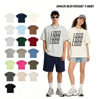 T-shirts personnalisés avec logo, transfert thermique, coton 200 g/m², coupe oversize, pour l'extérieur, OEM ODM, commande en gros