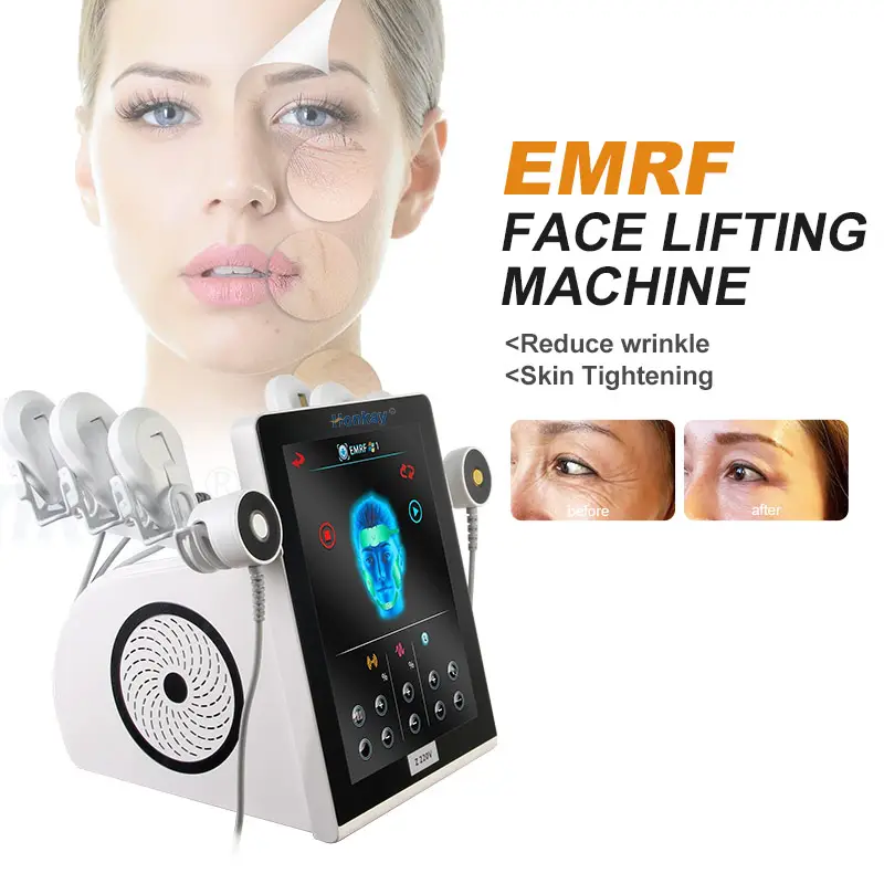 Nieuwste Pe Face Spier Stimuleert Ems Rf Anti Rimpel Wangen Huid Aanscherping Gezicht Spieren Contracteren Machine Salon Gebruik