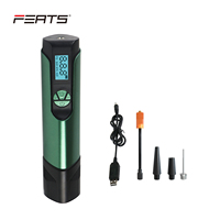 FERTS 150psi adaptateur de Valve Rechargeable intelligent pour vélo, Mini pompe à Air avec lumière LED