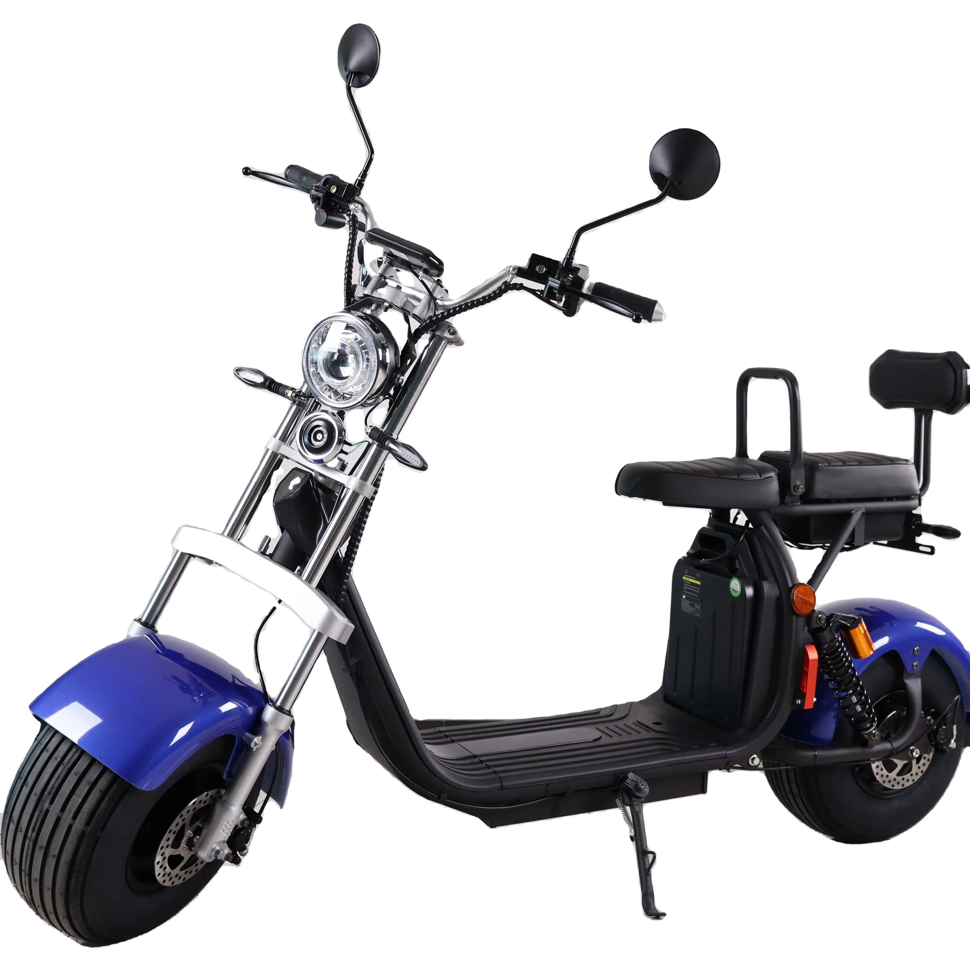 Best Selling Smarda Citycoco 2000W Volwassen Elektrische Scooters 2 Zetels Met Fat Tire Goedkope Scooter