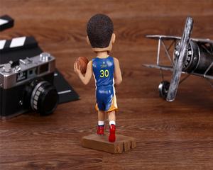 Figurine artisanale en résine personnalisée <span class=keywords><strong>NBA</strong></span> Curry, tête de Bobblehead personnalisée pour décoration de cadeau - Product Image 4