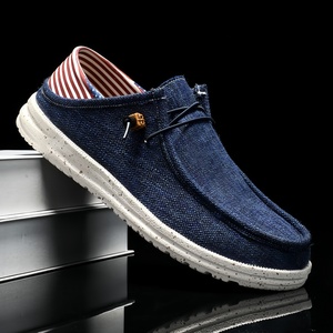 Zapatos de Vestir de Lujo para Hombre Greatshoes, Zapatos Náuticos Blancos de Lona Sin Cordones, Mocasines Cómodos para Caminar, Zapatos para Hombres - Product Image 2