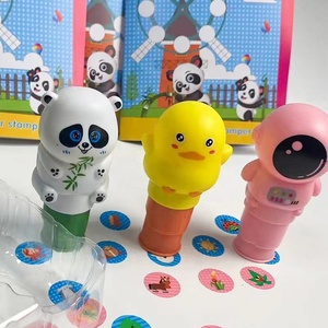 2025 nuevo producto lindo Animal forma Sello Mágico pegatina Sin desorden pegatina mágica conjunto impermeable niño niña sello bono - Product Image 2