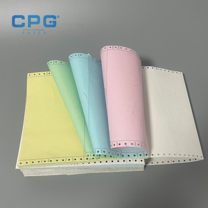 Suministro Directo de Fábrica, Rollo Jumbo de Papel Autocopiativo Ecológico de 50 g/m², Papel NCR Azul/Negro para Recibos Bancarios - Product Image 1