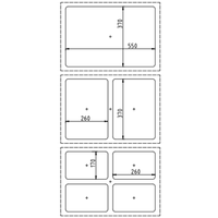 Machine de scellage automatique pneumatique plus grande 4-2-1 plateau en option pour l'industrie alimentaire Restaurant Fast Food vente chaude économie d'énergie