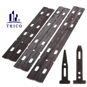 Steel Plywood Forming X-FLAT TIE 8" Concrete Form Ties And Wedges