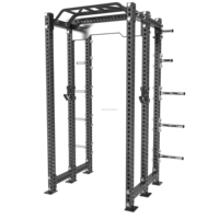 Gym Home Using Power Cage Squat Rack avec barre de traction Machine Smith multifonctionnelle