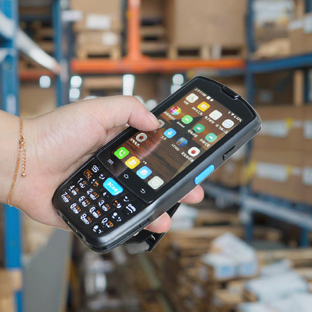 Jepower 1D/2D Barcode Scanner PDA NFC Industrial Rugged Handheld Terminal Android 14.0 RFID Reader WiFi Data Collector