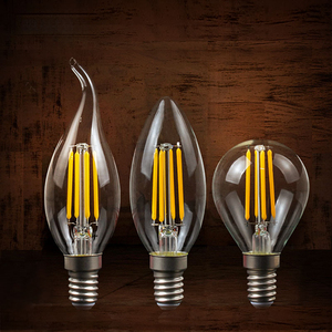 <span class=keywords><strong>Ampoule</strong></span> LED à <span class=keywords><strong>filament</strong></span> de style vintage, <span class=keywords><strong>culot</strong></span> E14, lumière jaune chaude, 2W 4W 6W, C35 G45, style Edison, <span class=keywords><strong>ampoule</strong></span> LED bougie - Product Image 2