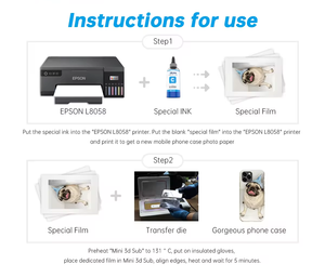 Telefon dükkanı için iyi bir seçim ev diy cep telefonu kılıfı klavye için küçük süblimasyon yazıcı, fare ev hayvanı ürünü - Product Image 2