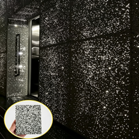 Mousse d'aluminium translucide, plafond étoilé, cloison métallique, devanture de magasin, panneau acoustique, séparateur mural intérieur/extérieur