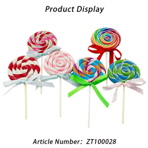 Vente en gros de sucettes arc-en-ciel spiralées scintillantes de Noël avec nœud pour décoration de fête des enfants - Product Image 6
