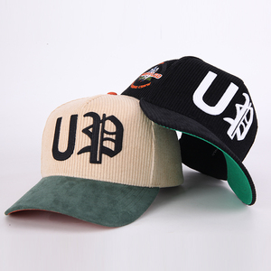 Bán Buôn 6 Bảng Điều Chỉnh Mới Đồng Bằng Thêu Snapback Cap Biểu Tượng Tùy Chỉnh Vải To Sợi Bóng Chày Được Trang Bị Cap Hat - Product Image 3