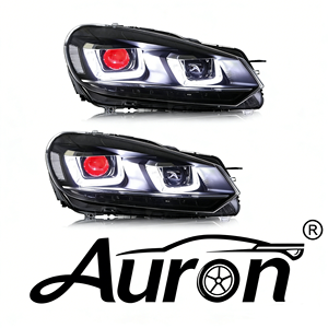 ไฟหน้าซีนอน AURON สำหรับรถยนต์ VW Golf 6 GTI ปี 2010-2014 รุ่น Matrix ใหม่ 12v 36W 6000 lm 6000K ใช้ได้กับรถทั่วไป รับประกัน 6 เดือน - Product Image 1