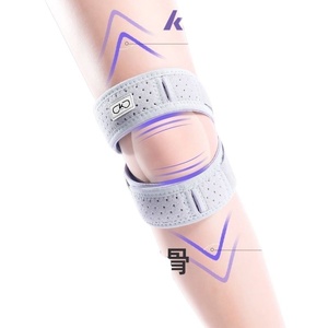 Genouillères de randonnée pour femmes et hommes - Protection professionnelle des articulations du genou, sangle rotulienne pour l'alpinisme, en polyester - Product Image 5
