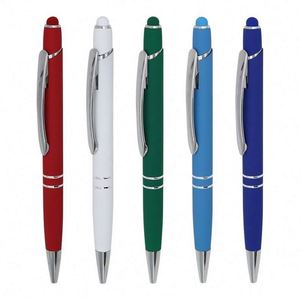 Wholesale 2-in-1 Aluminum Metal Ballpoint <b>Pen</b> High Quality Touch Screen for Stylus with Custom Logo Engraving for Office Use - Product Image 1