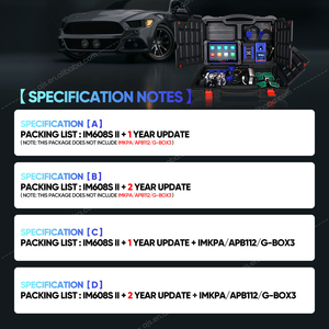 Autel cửa hàng chính thức maxiim im608s II OBD2 máy quét bàn thờ im 608 Pro 2 chìa khóa xe Fob lập trình im608 lập trình công cụ Chẩn đoán - Product Image 6