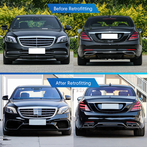 ชุดแต่งสปอร์ตสำหรับรถเบนซ์ S-Class ปี 2018-2020 รุ่น W222 ประกอบด้วยกันชนหน้า-หลัง สเกิร์ตข้าง กระจังหน้า และปลายท่อไอเสีย - Product Image 2