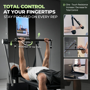 IMBODY POWER Q <b>Smart</b> Gym Fitness <b>Mirror</b> Multi Machine Ring Floor Standing 23.8 Inch Screen Home Strength Training Equipment POWE - Product Image 3