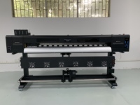 Imprimante photo à solvant écologique de 1,88 m, machine d'impression jet d'encre grand format de 6 pieds avec têtes XP600 pour bannière en vinyle PVC