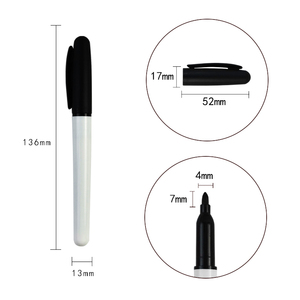 Bộ Bút Đánh Dấu Vĩnh Viễn Chống Nước Chất Lượng Cao Chống Cồn Mini Màu Đen Nhỏ Màu Đen Dầu Điểm Mịn Tùy Chỉnh Bộ Bút Đánh Dấu Vĩnh Viễn Chống Nước - Product Image 3