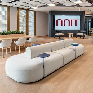 Sofá comercial de doble cara – Asientos modernos para recepción en salones de belleza, cafeterías, restaurantes, vestíbulos de oficinas y áreas de descanso - Product Image 5