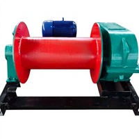 Treuil électrique grande capacité JM8T 22KW avec câble en acier de 300m, frein hydraulique, boîte de vitesses, moment de charge élevé, palan de construction lourd