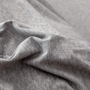 Wrinkle-Free Warm and Cozy <strong>Grey</strong> Colored Spun Yarn 100% Cotton Knitted with Deep Pocket <strong>Duvet</strong> <strong>Cover</strong> Fitted Sheet Set - Product Image 6