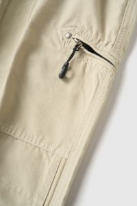 Người Đàn Ông Của 100% Bông Chinos Quần Giản Dị Ngoài Trời & Xây Dựng Lớn Dây Kéo Túi OEM/ODM Dịch Vụ May Nhuộm Màu Rửa - Product Image 5