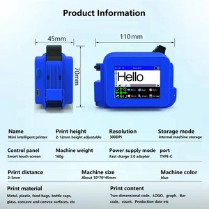 Xách Tay Mini Cầm Tay Nhỏ Thông Minh Xách Tay Mini Máy In Máy In Phun Máy In Để In Ngày Sản Xuất Thực Phẩm Túi Chai - Product Image 3