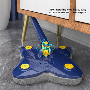 4 góc hộ gia đình sợi nhỏ vải lau với 360 độ thiết kế phẳng ma thuật xử lý cho sàn nhà làm sạch - Product Image 4