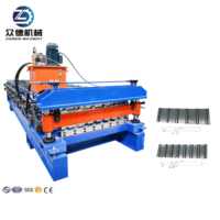 Machine de profilage à froid pour tôles en acier, machine de profilage à froid pour tôles trapézoïdales TR6, profil de tuiles TR8
