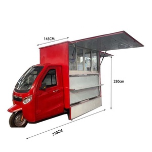 Tricycle électrique Ape <span class=keywords><strong>Piaggio</strong></span> Moto camion de nourriture Mobile pour chariot de crème glacée vente - Product Image 5