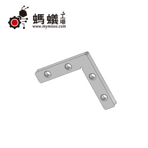 ตัวเชื่อมอะลูมิเนียมโปรไฟล์ Ant Factory รุ่น AHCK306-K10-135 สำหรับชิ้นส่วน Yiheda ใช้ในอุตสาหกรรมก่อสร้าง - Product Image 3