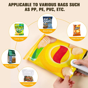 <span class=keywords><strong>Mini</strong></span> Selladora de Bolsas Portátil de Mano Recargable por USB con Clip <span class=keywords><strong>Sellador</strong></span> Térmico para Bolsas de Plástico de Alimentos con Cuchilla <span class=keywords><strong>Sellador</strong></span> <span class=keywords><strong>al</strong></span> Vacío - Product Image 6