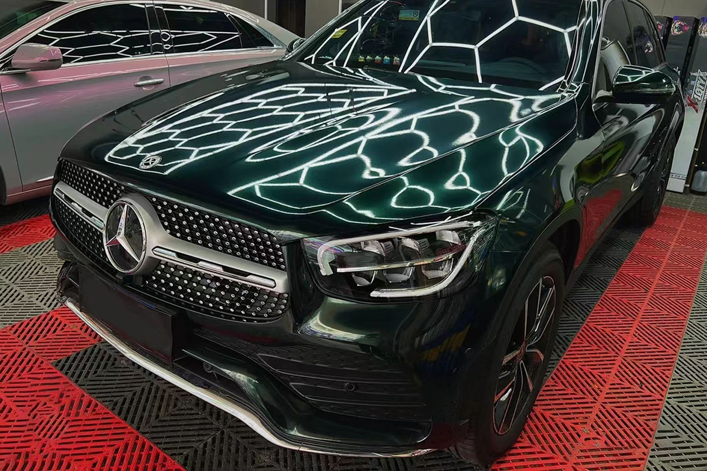 Verde Esmeralda Metal brillante